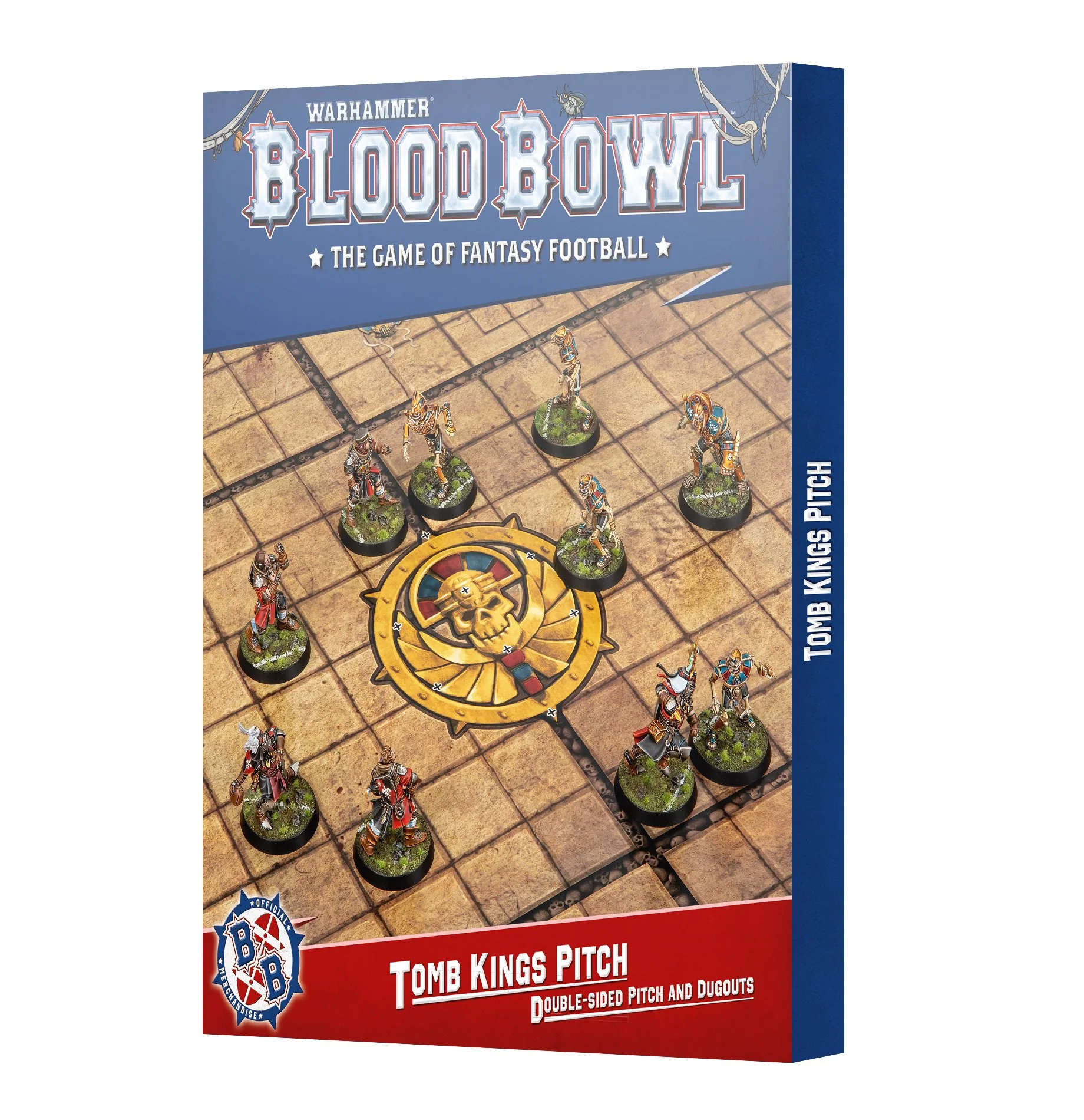 Blood Bowl: Tomb Kings Team Pitch Double-sided Pitch and Dugouts