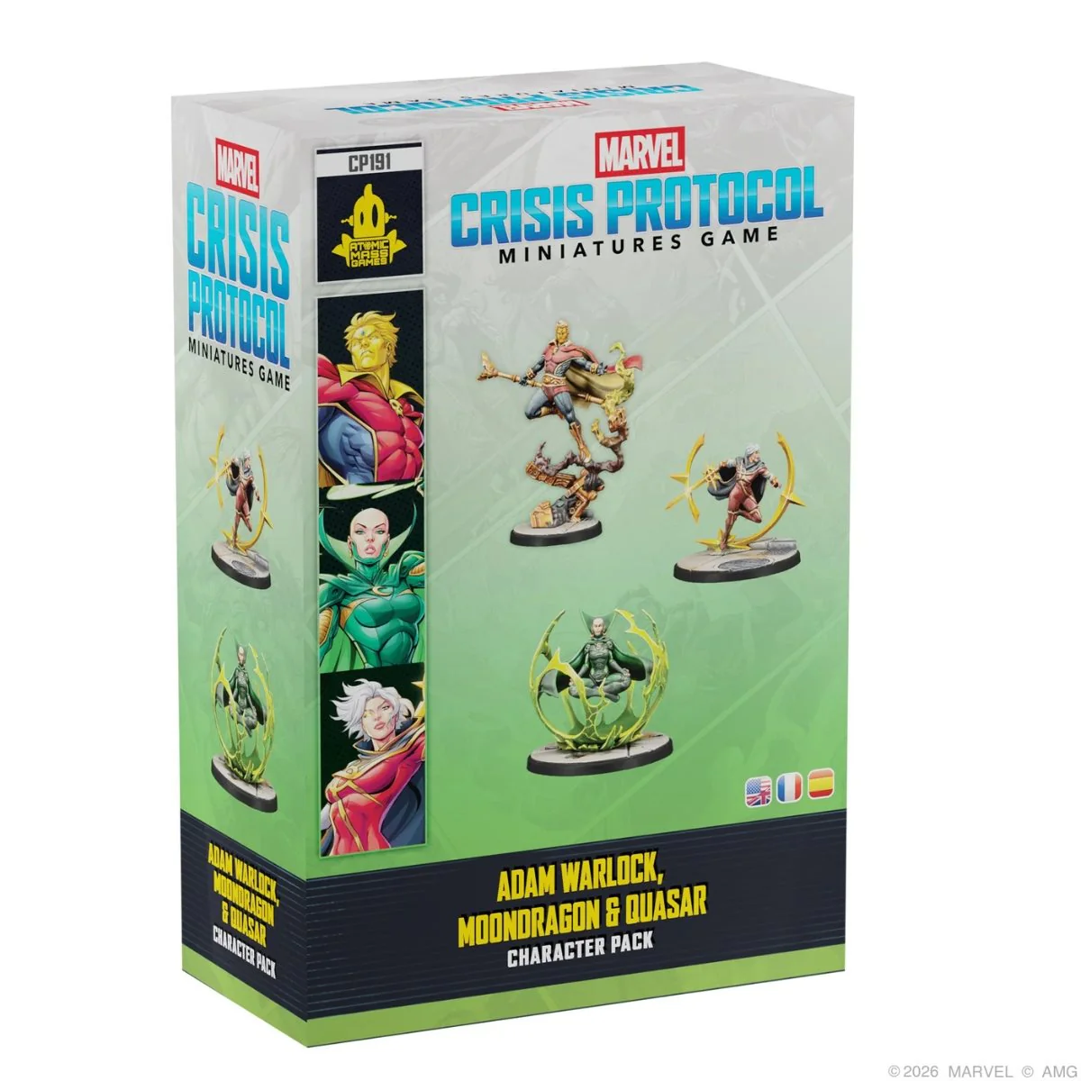 Crisis Protocol: Adam Warlock, Moondragon & Quasar