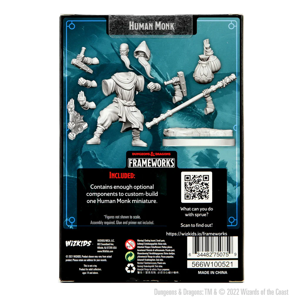 Dungeons & Dragons: Frameworks Human Monk Male - Image 2