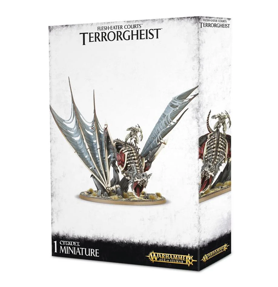 Flesh-Eater Courts: Abhorrant Ghoul King on Royal Zombie Dragon/Royal Terrorgheist, Royal Zombie Dragon/Royal Terrorgheist