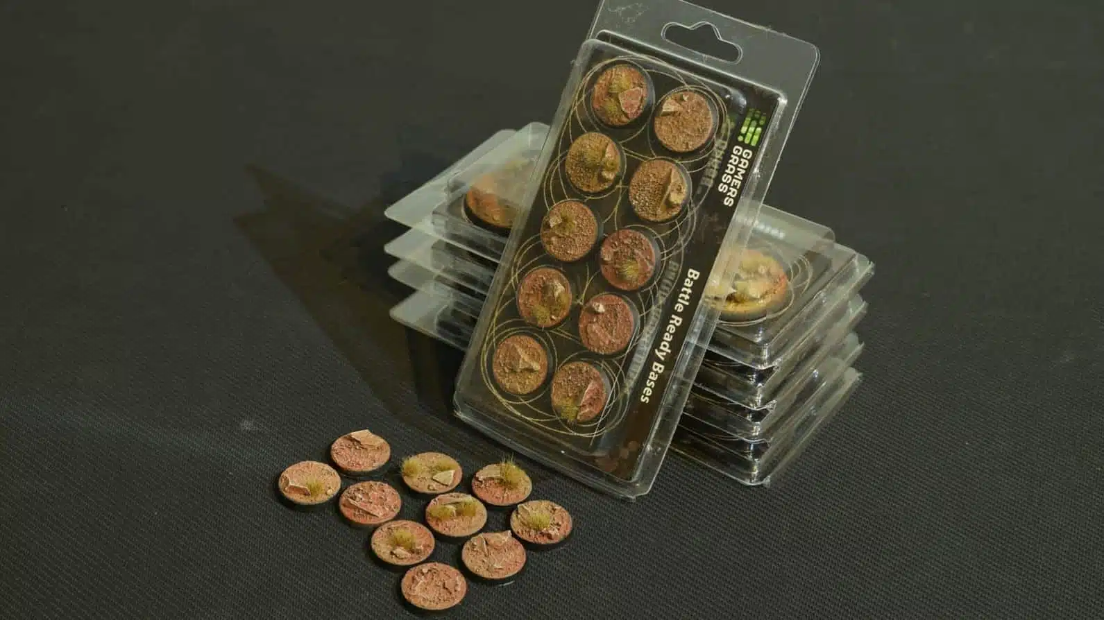 Gamer Grass: Badlands Bases, Round 25 mm x 10