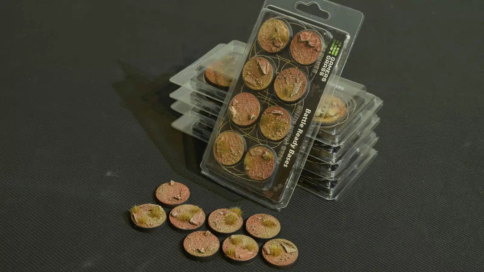 Gamer Grass: Badlands Bases, Round 32mm x 8