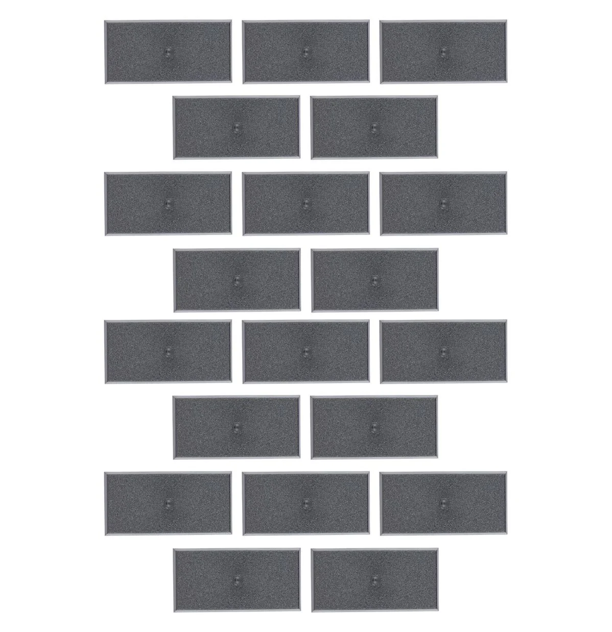 Games Workshop: 30mm x 60mm Rectangular Base (20 Pack)