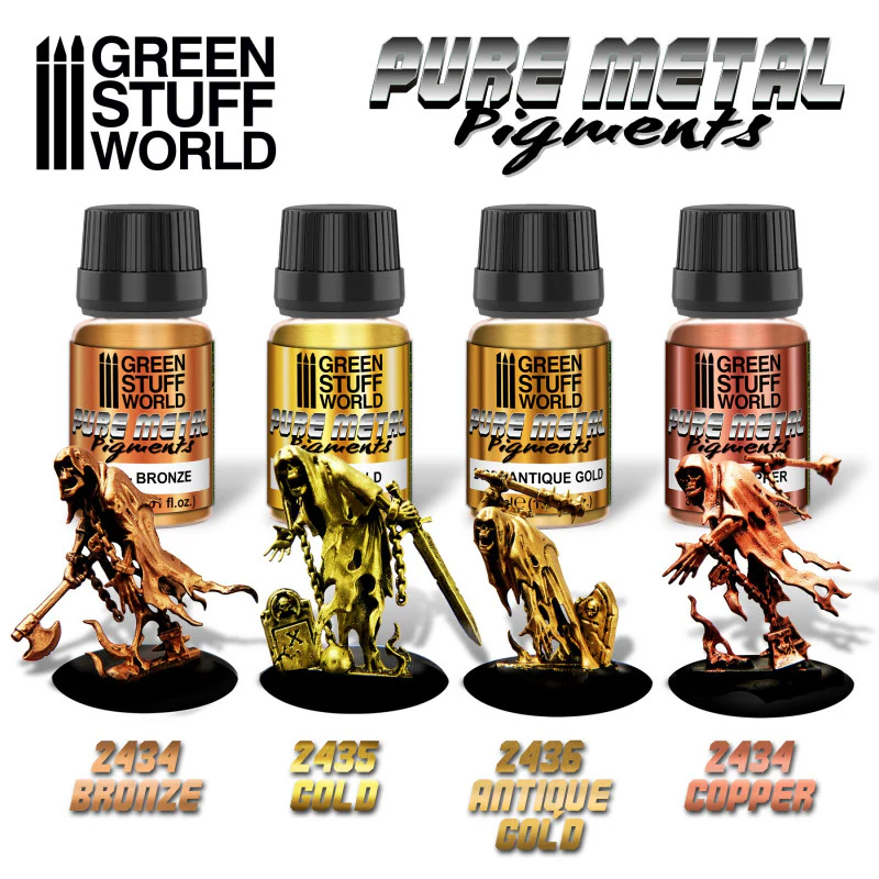 Green Stuff World: Pigment Antique Gold - Image 2