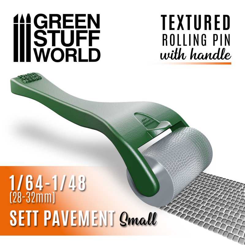 Green Stuff World: Rolling Pin With Handle Sett Pavement Small