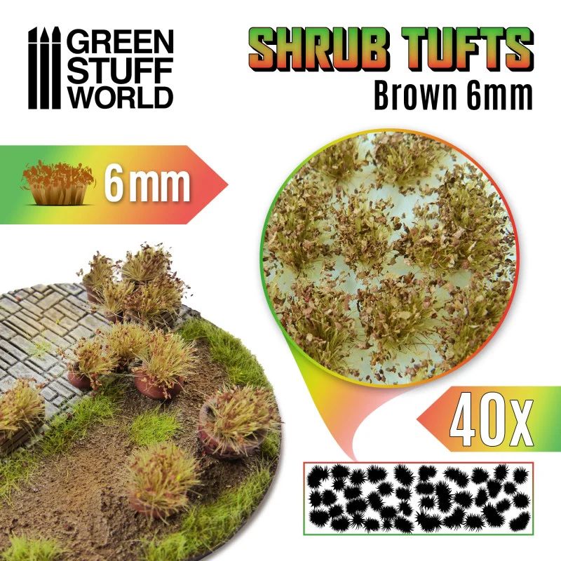 Green Stuff World: Shrub Tuft Brown