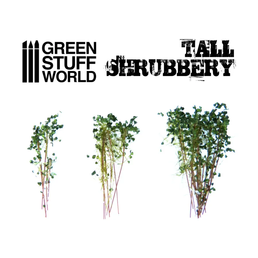 Green Stuff World: Tall Shrubbery Dark Green - Image 3