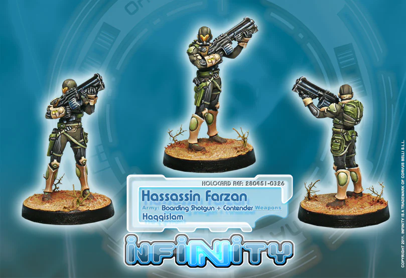 Haqqislam: Hassassin Farzans (Boarding Shotgun + Contender)
