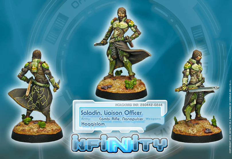 Haqqislam: Saladin, Liaison Officer (Combi Rifle, Nanopulser)