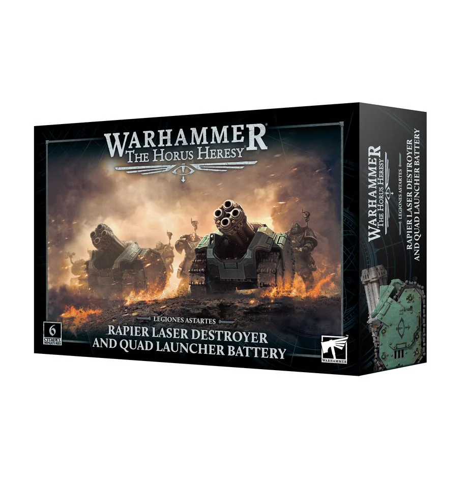 Horus Heresy:  Rapier Laser Destroyer and Quad Launcher Battery