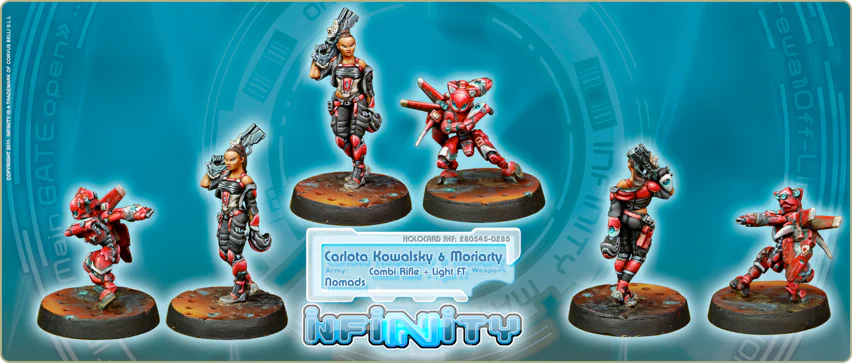 Nomads: Carlota Kowalsky & Moriarty (Combi Rifle + Light FT)