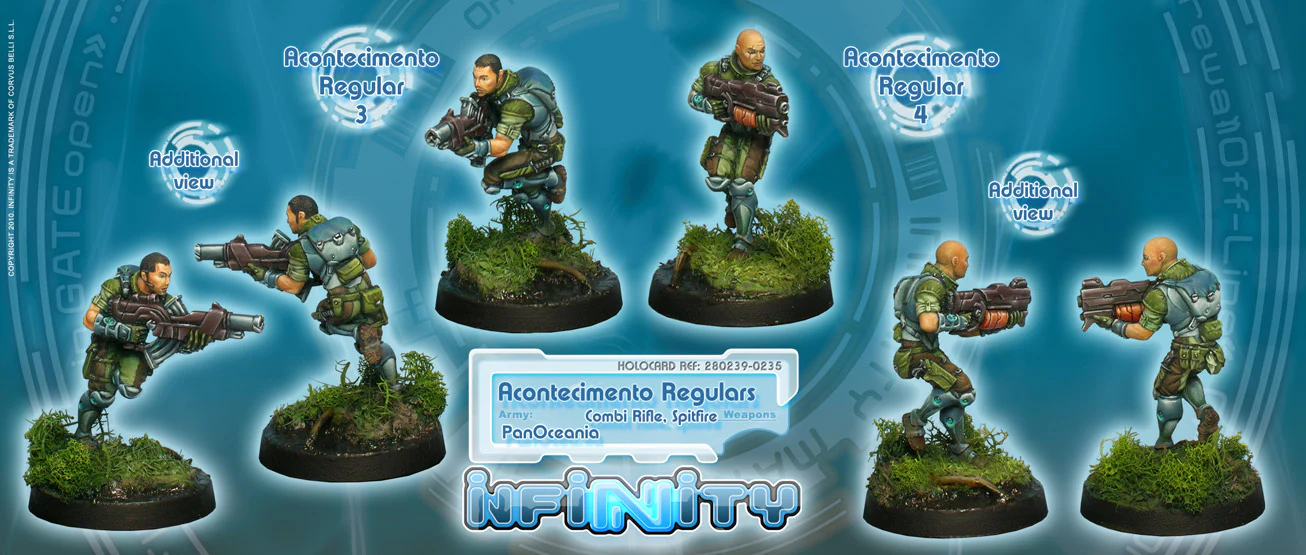 PanOceania: Acontecimento Regulars (Spitfire, Combi Rifle)