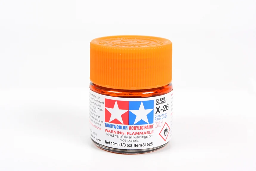 Tamiya Acrylic Mini X-26 Clear Orange 10ml