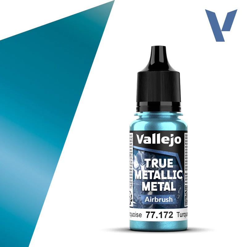 Vallejo True Metallic Metal: Hydra Turquoise Air