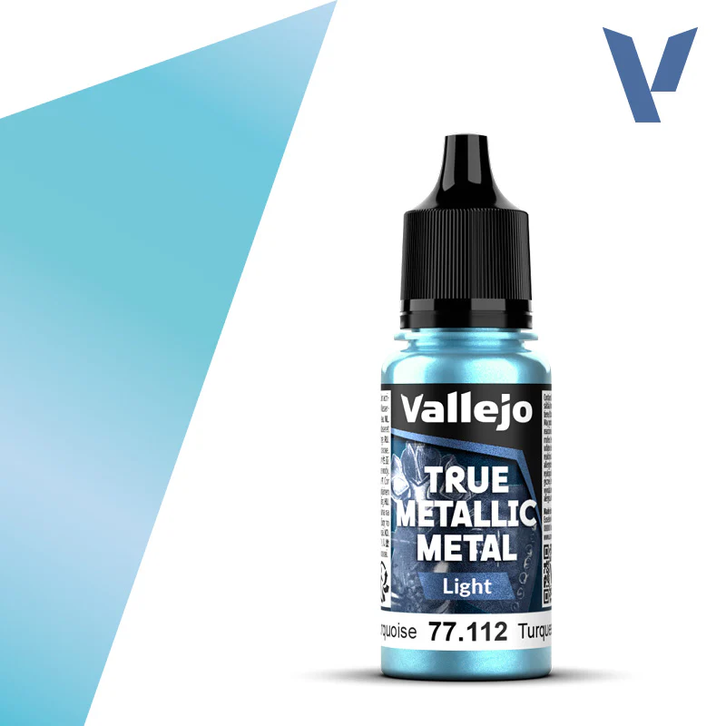 Vallejo True Metallic Metal: Hydra Turquoise Light
