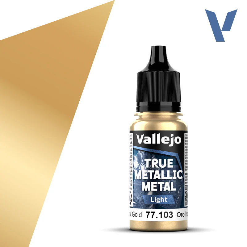 Vallejo True Metallic Metal: Imperial Gold Light