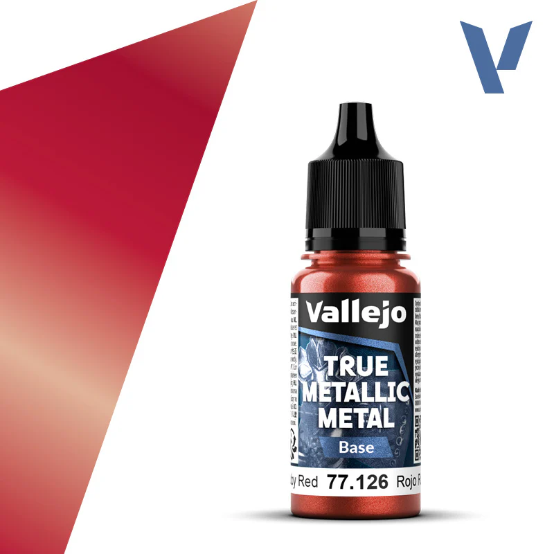 Vallejo True Metallic Metal: Ruby Red
